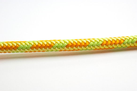 climbing cord dog leash [green x yellow x orange] 5枚目の画像