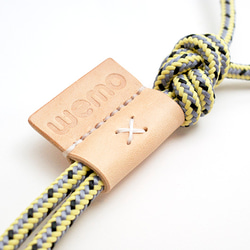 climbing cord dog leash [yellow x grey] 3枚目の画像