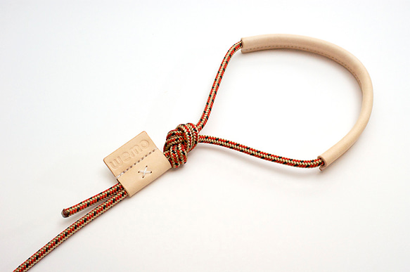 climbing cord dog leash [red x beige] 3枚目の画像