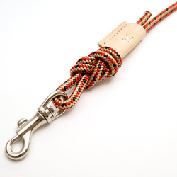 climbing cord dog leash [red x beige] 4枚目の画像
