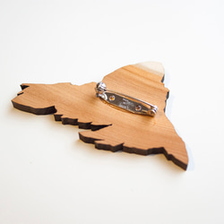 木製ブローチ【Matterhorn 大】 3枚目の画像