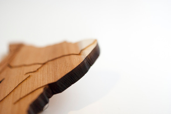 木製ブローチ【Matterhorn 大】 4枚目の画像