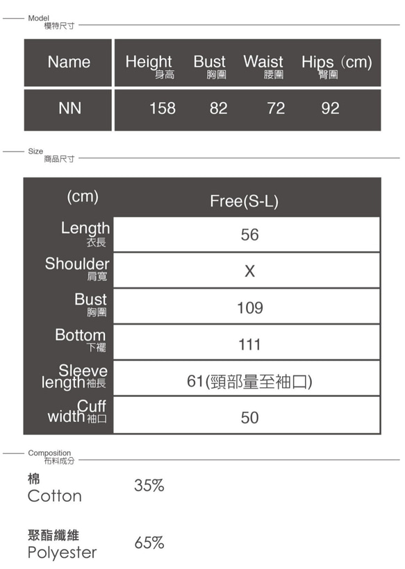 Sunday is Everyday 雪紡荷葉袖針織上衣 第8張的照片