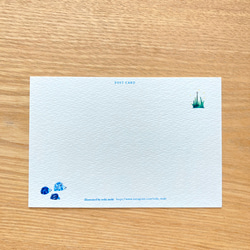 【No.057】冬 ポストカード  3枚セット（ハリネズミ） 3枚目の画像