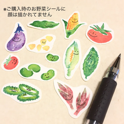 【送料無料】フレークシール   夏野菜シリーズ 3枚目の画像