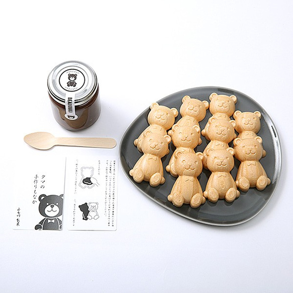 クマの手作りもなか くまの形をした最中セット (10個入り) 個包装 箱入り グルテンフリー賞味期限1ヵ月 バレンタイン 5枚目の画像