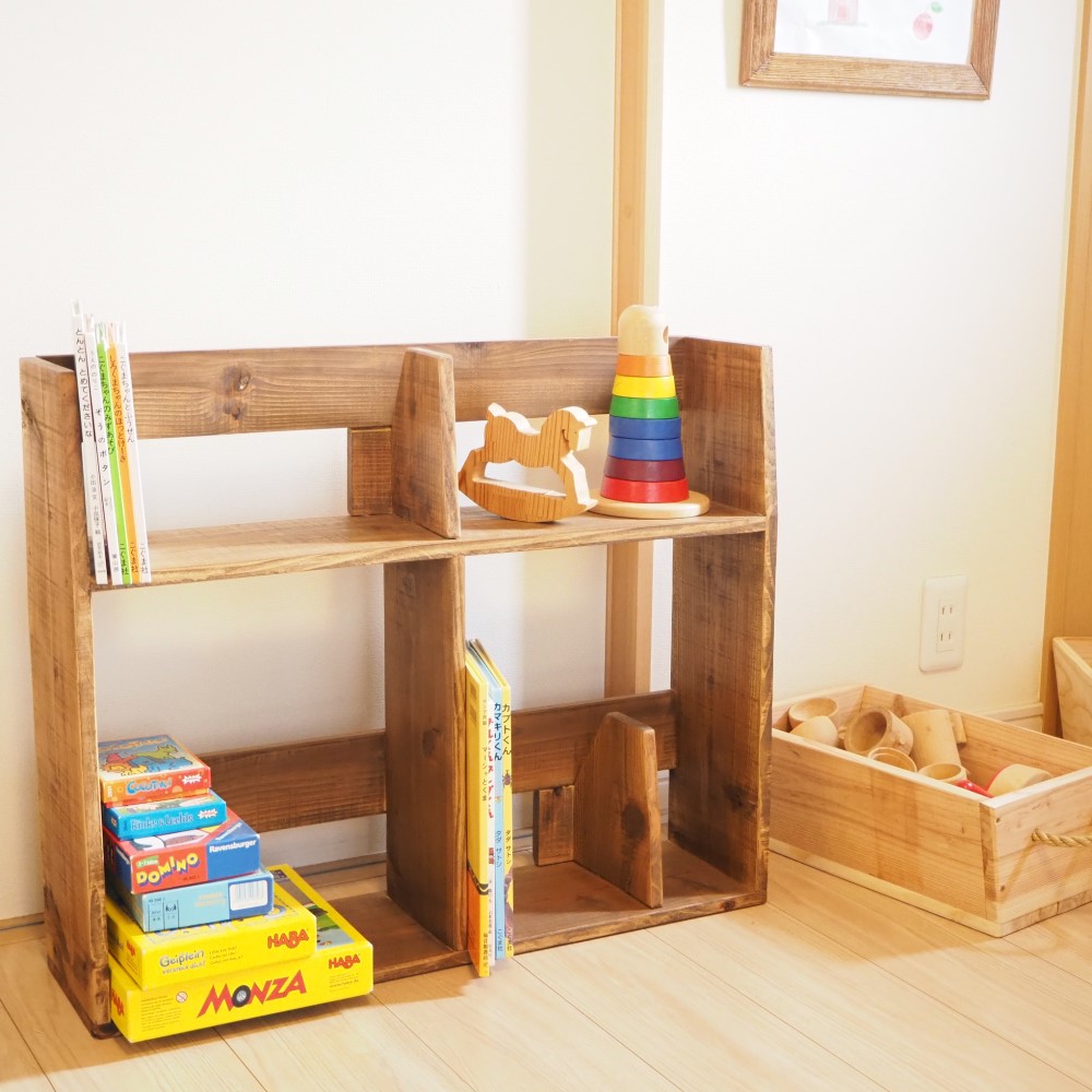 (a_a)＊プロフ確認お願いします＊ページ　Ｈタイプ　絵本棚　ハンドメイド 絵本棚*フリーラック*オープンラック*ハンドメイド*家具