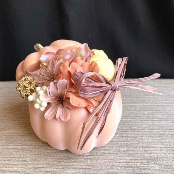 Creema限定・秋の福袋【レディ♡ハロウィン】arrangement♡Wreath♡pumpkin ５点セット 3枚目の画像