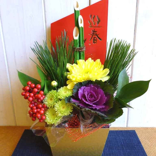 ⌘ 厚く お正月飾り 門松アレンジ 7 ⌘ 1個