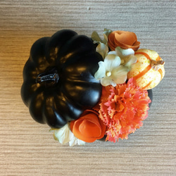受注制作【大人ハロウィン】black Pumpkin pot 5枚目の画像