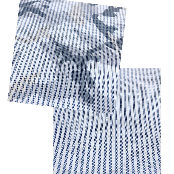 コットン　チュニック　ストライプ(裏はカモフラージュ柄) 10枚目の画像