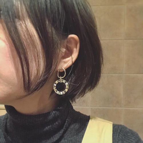 3連フープレジンピアス ピアス（その他） Toi et Moi 通販 7185693
