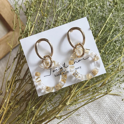 3連フープレジンピアス ピアス（その他） Toi et Moi 通販 7185693