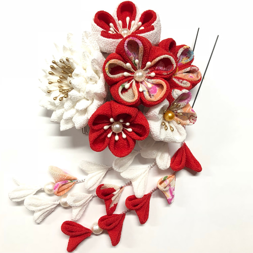 つまみ細工髪飾り。送料込み その他ヘアアクセサリー Runa 通販