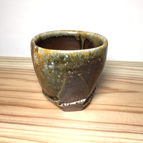 備前焼　徳利と面取りぐい呑み 備前焼 ぐい呑み gi-039 おちょこ・ぐい呑み・徳利 宗兵衛窯