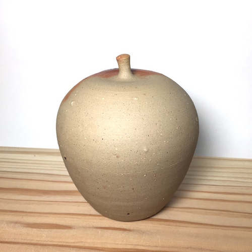 りんご姫　備前焼　花瓶　一輪挿し　8点セットB.D Creema限定】備前焼 りんごの一輪挿し 一輪挿し・花瓶・花器