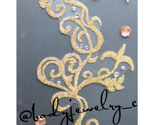 華奢なシンプルデザイン♡ボディジュエリー シール その他アクセサリー