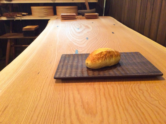手彫りのパン皿 B 5枚目の画像