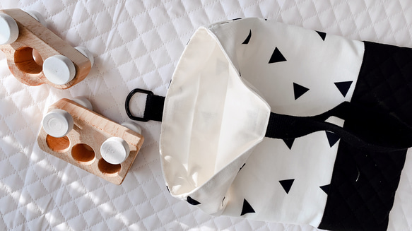 ○ご入園・ご入学セット4点モノトーンレッスンバック上履き入れ