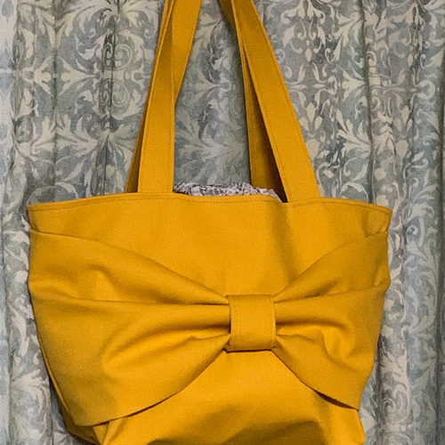 11号帆布のリボンのトートバッグ（M） トートバッグ ミルキー 通販 