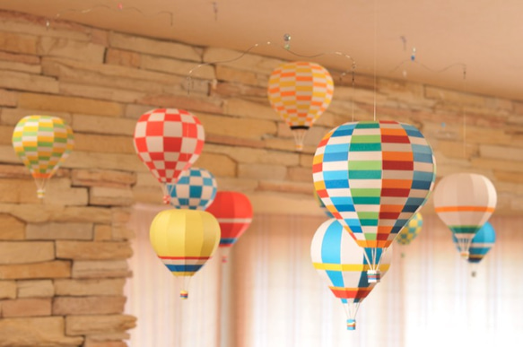 Hiro氣球S尺寸黃色/綠色 第2張的照片