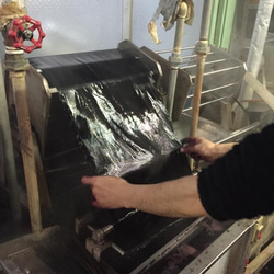 <Mサイズ>黑色黑色染襯衣傳統工藝名古屋黑色由Tsumugirabo染染鳳頭日本 第5張的照片