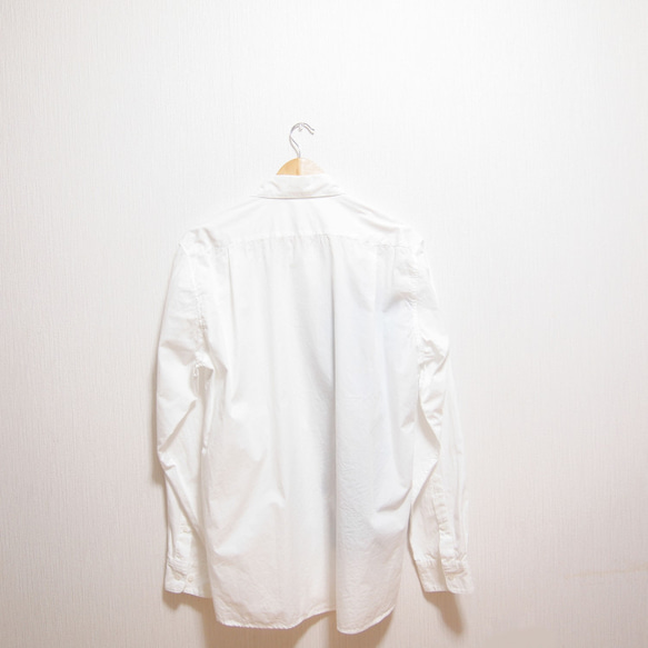<Lサイズ>由日本傳統手工藝超大襯衫蜘蛛停手褶印由Tsumugirabo染色 第2張的照片