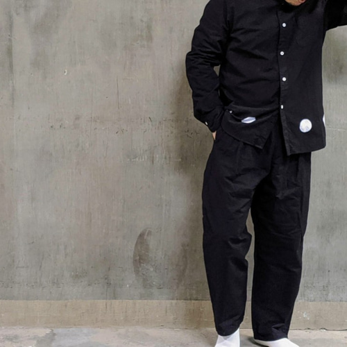 OSOCU 知多木綿 黒染め バルーンパンツ OSOCU＞知多木綿 バルーンパンツ 名古屋黒紋付染 Chita-momen