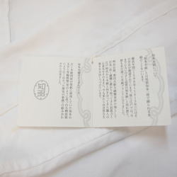 <Mサイズ>扣襯衣於吃塌×名古屋黑冠染日本工藝品布傳統工藝工匠通過Tsumugirabo染成彩色馬尾 第5張的照片
