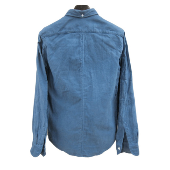 50％折扣<S>日本傳統工匠染色的Chita Cotton x Nagoya Black Crested Dyeing系扣襯衫< 第3張的照片