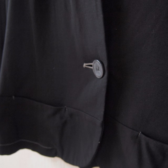 <女性L尺寸> 黑染 100%日本製無色針織背心 第3張的照片