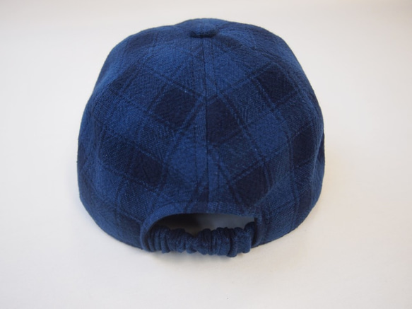Bingo Fushiori Futago Mochigori（靛藍染色）後橡膠帽 第2張的照片