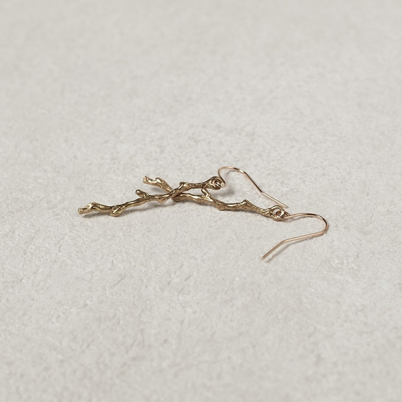 イチョウの並木道 - ミガキ / 真鍮ブローチ 秋の福袋 6枚目の画像