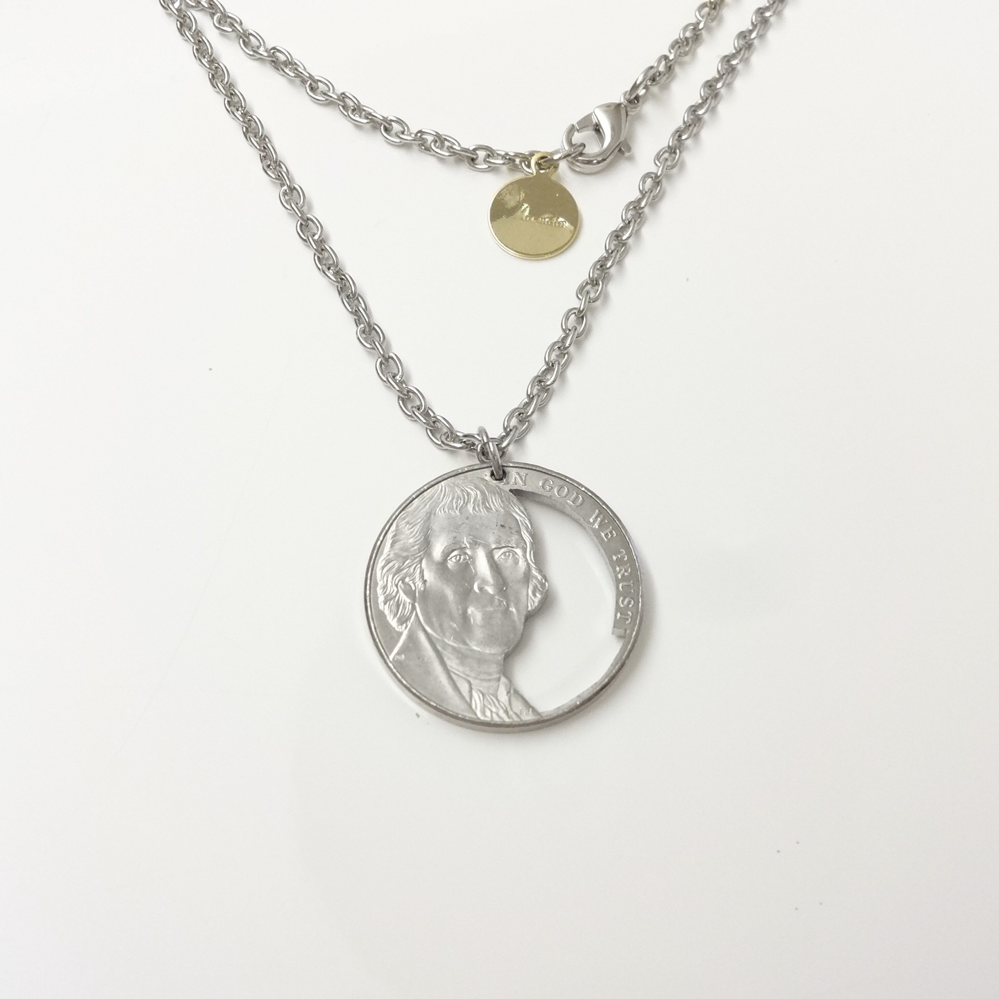 cut art coin◎Thomas Jefferson