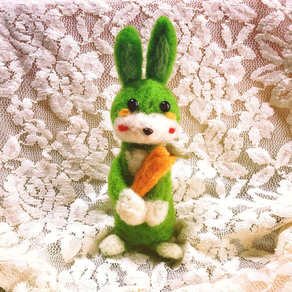 【インテリア】candy bunny～グリーン～ 1枚目の画像
