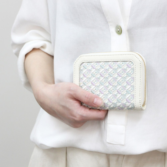 博多織琥珀　小銭入れ 