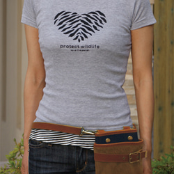 アニマル プリント Tシャツ zebra（シマウマ）Mサイズ 3枚目の画像