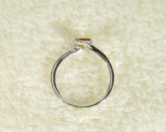 0.65ctスフェーンとSV925の指輪（リングサイズ：10号、ロジウムの厚メッキ、楔石） 9枚目の画像