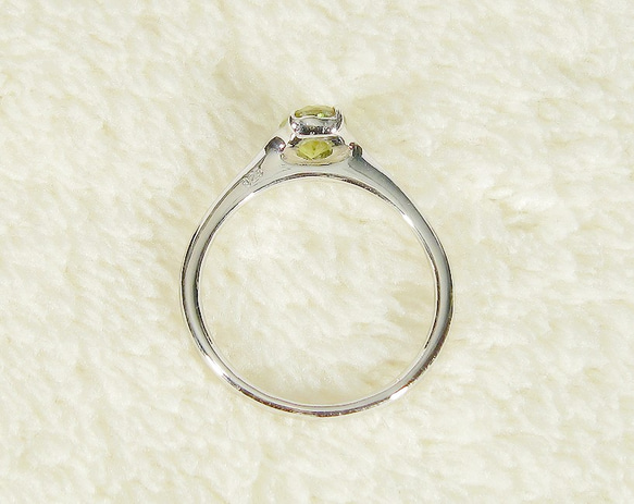 0.66ctスフェーンとSV925の指輪（リングサイズ:10号、ロジウムメッキ） 9枚目の画像
