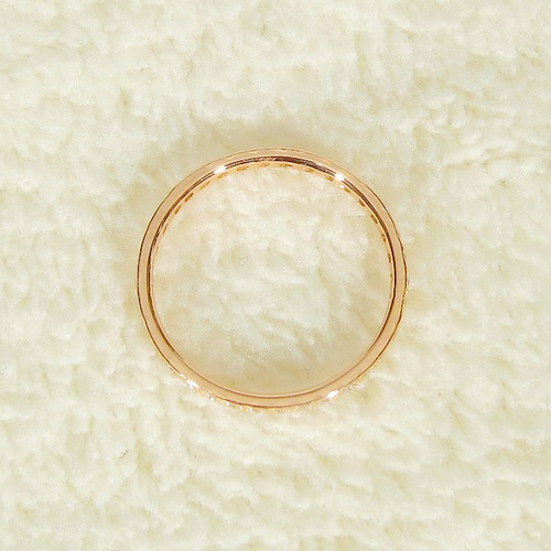 キュービックジルコニアとSV925のエタニティリング（受注後に製作致し