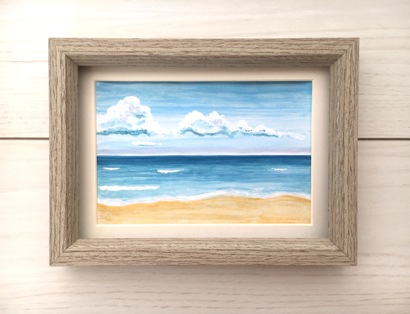 原画＊額付き】いつも海を見ていた