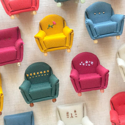 【手づくりキット】【四角】ミニチュアソファのリングスタンド　動画付き 9枚目の画像