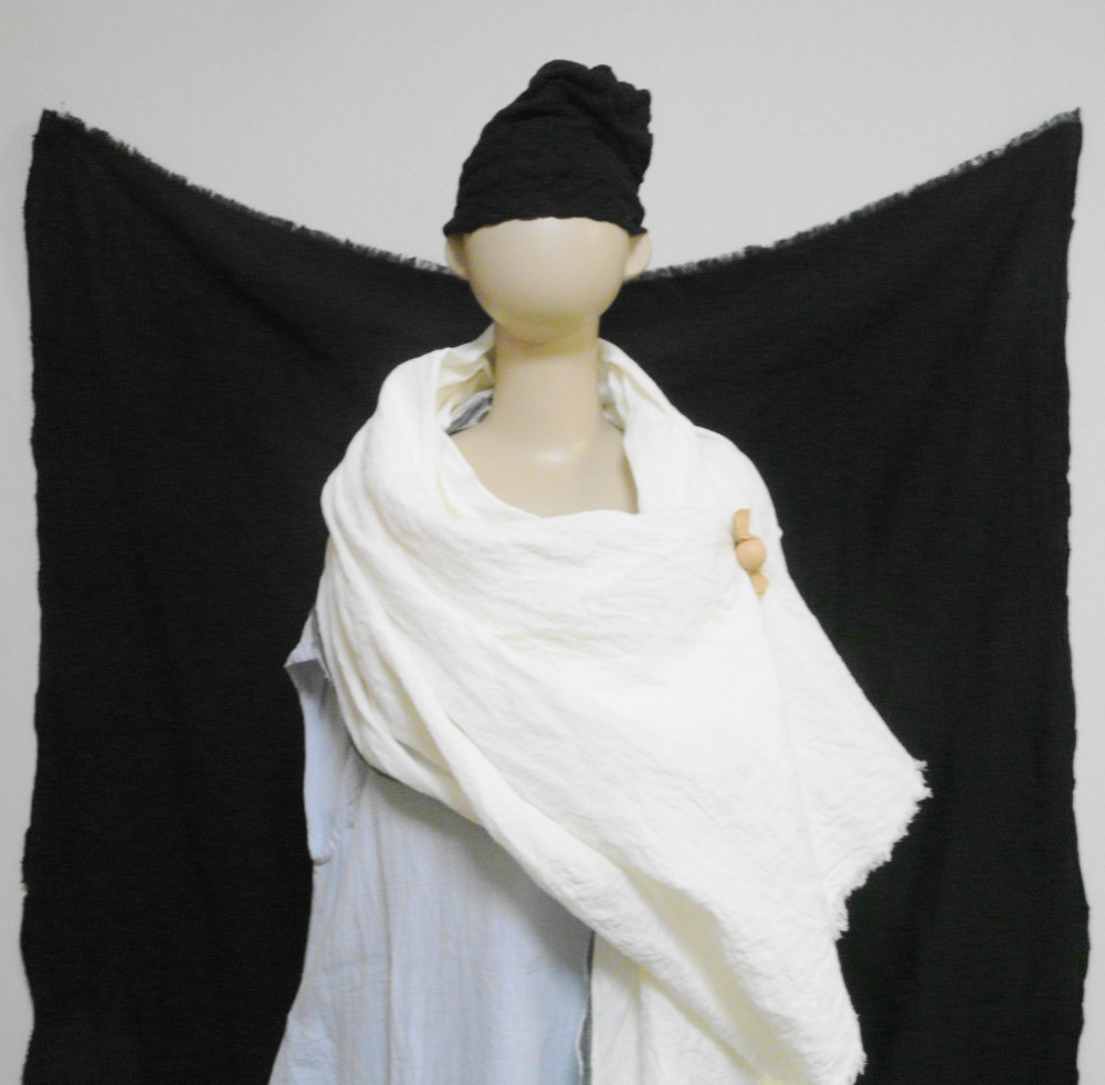 リネンビッグストール アイボリー （全5色)