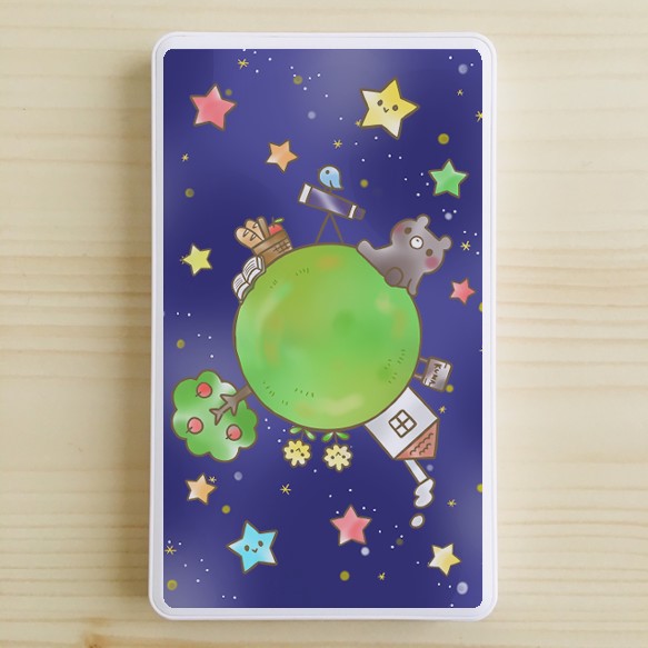 *くまと宇宙のモバイルバッテリー* 2枚目の画像