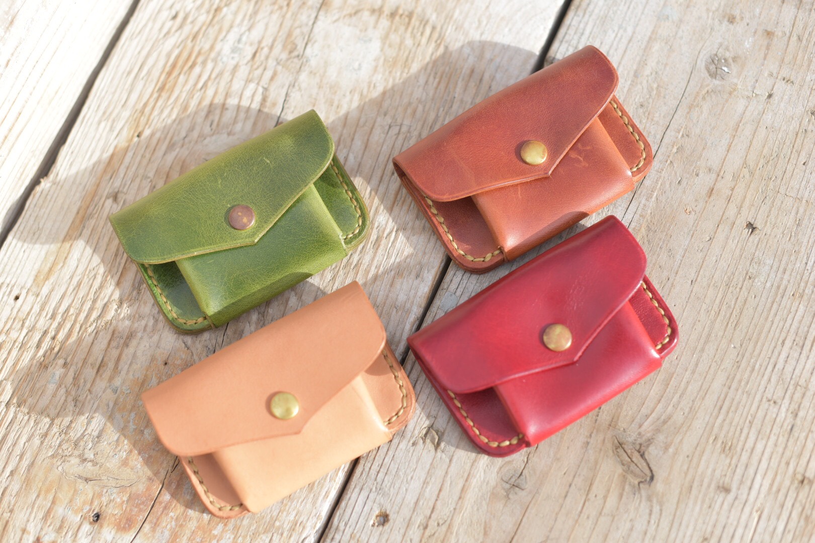 atelier09オリジナル小さな財布。手のひらサイズ