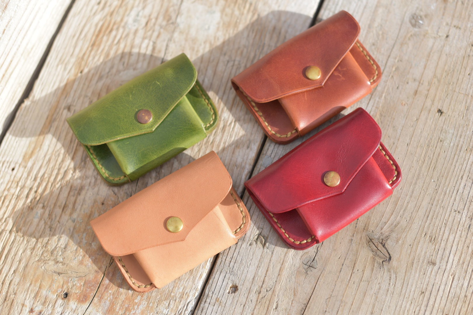 atelier09オリジナル小さな財布。手のひらサイズ