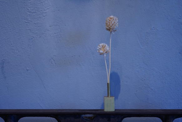 真鍮製一輪挿し　「ちょこんと」 6枚目の画像