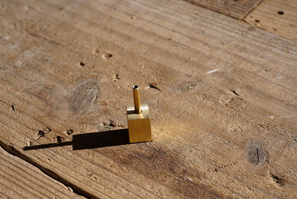 真鍮製一輪挿し　「ちょこんと」 8枚目の画像