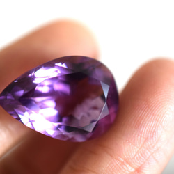 163 特売 上品 大玉 天然 アメジスト 雫 アメシスト 紫水晶 2月誕生石