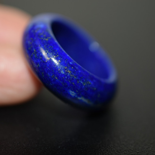 165-3 美品 13.5号 天然 ラピスラズリ 青金石 リング くりぬき 指輪 165-3 美品 13.5号 天然 ラピスラズリ 青金石 メンズ レディース